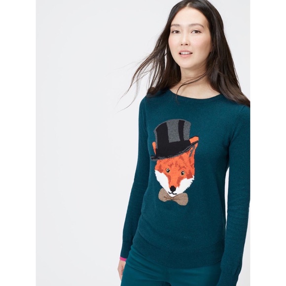 Joules Knits Marsha Intarsia Jumper Fox 